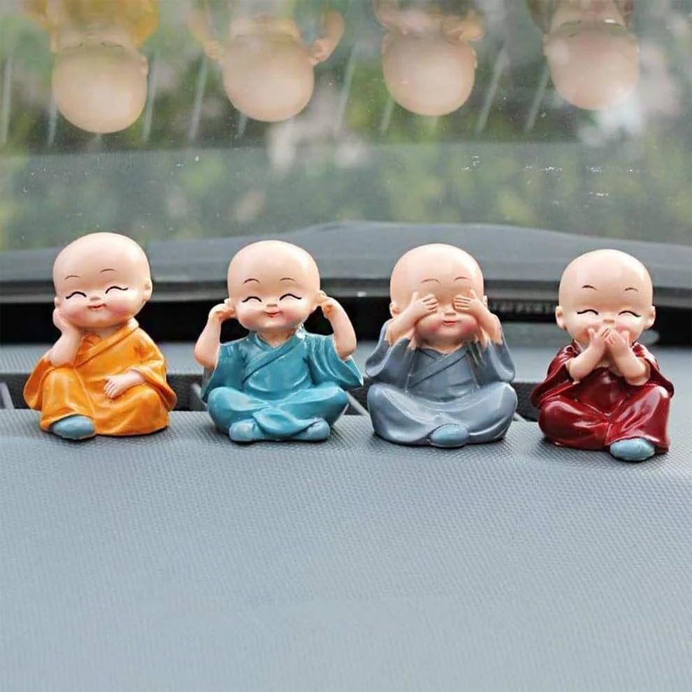 4 Cute Baby Budha Set