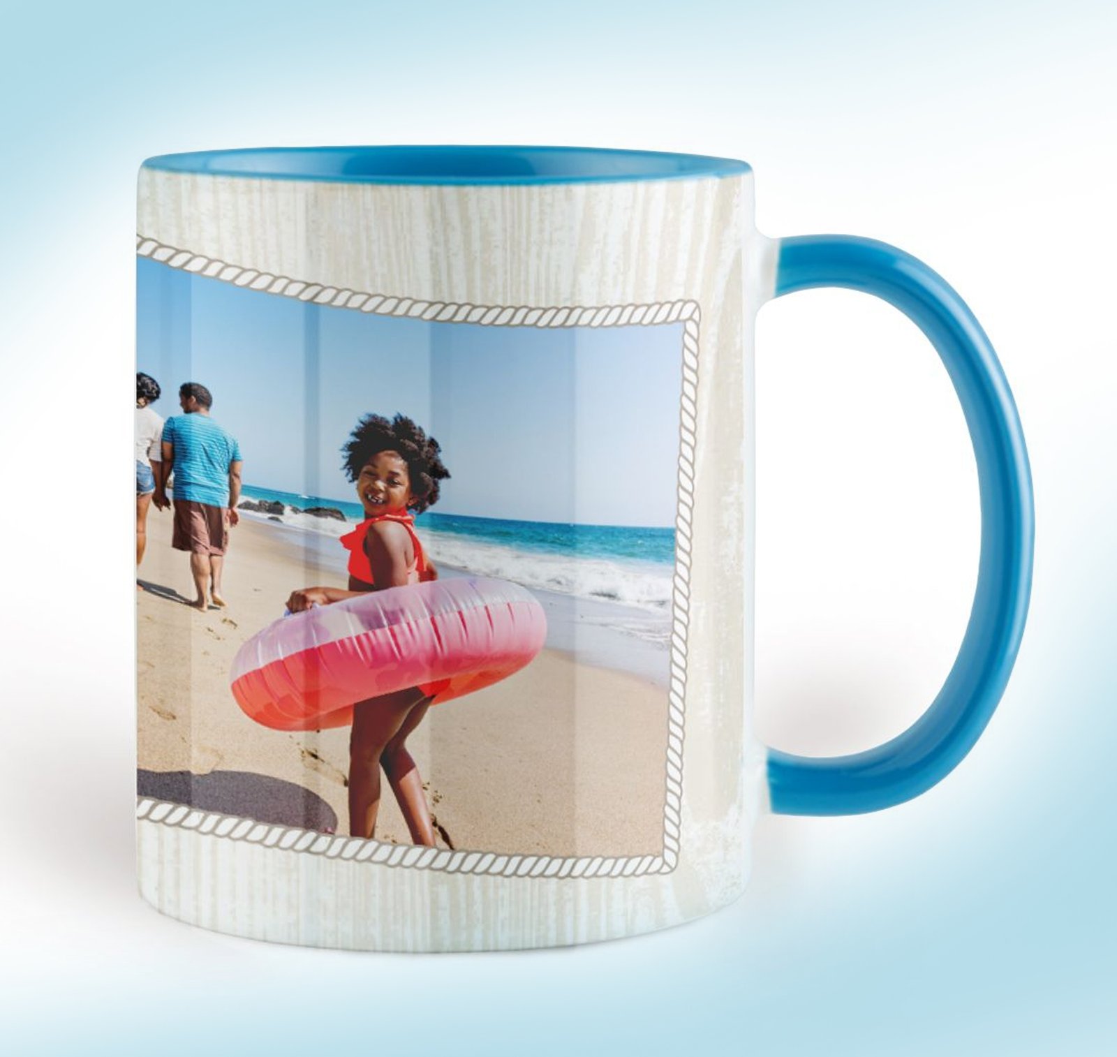 Sky handle  Blue Mug