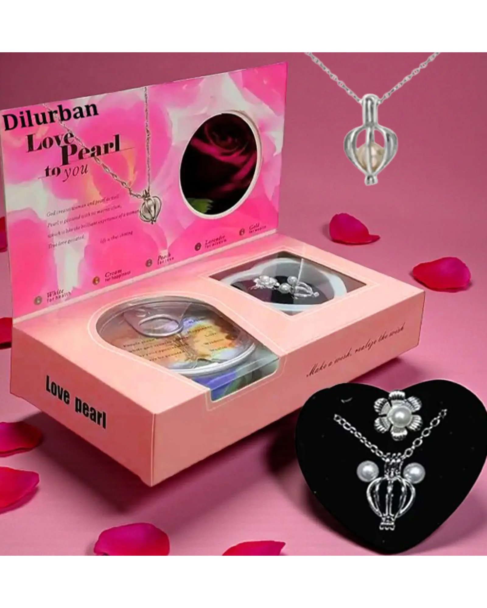 Love Pearl Necklace Gift Set | Jewelry for Women & Girls